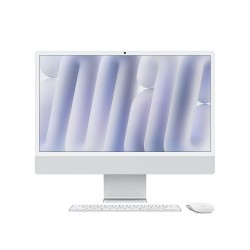 24-inch iMac with Retina 4.5K display, Nano-texture glass: Apple M4 chip with 10‑core CPU and 10‑core GPU - Silver