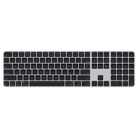 Magic Keyboard with Touch ID and Numeric Keypad for Mac models with Apple silicon - US English - Black Keys