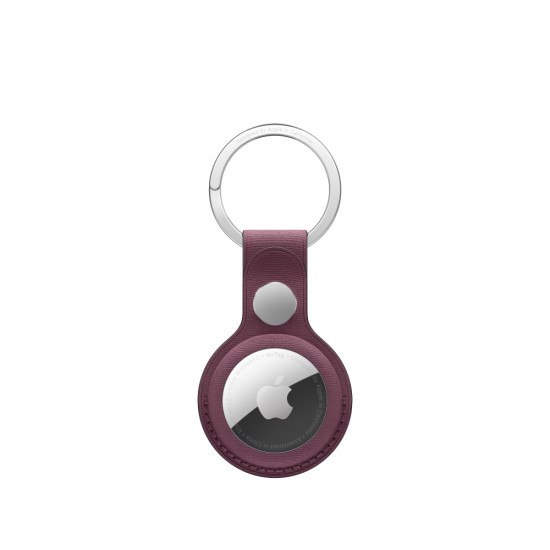 AirTag FineWoven Key Ring - Mulberry AirTag FineWoven Key Ring - Mulberry
